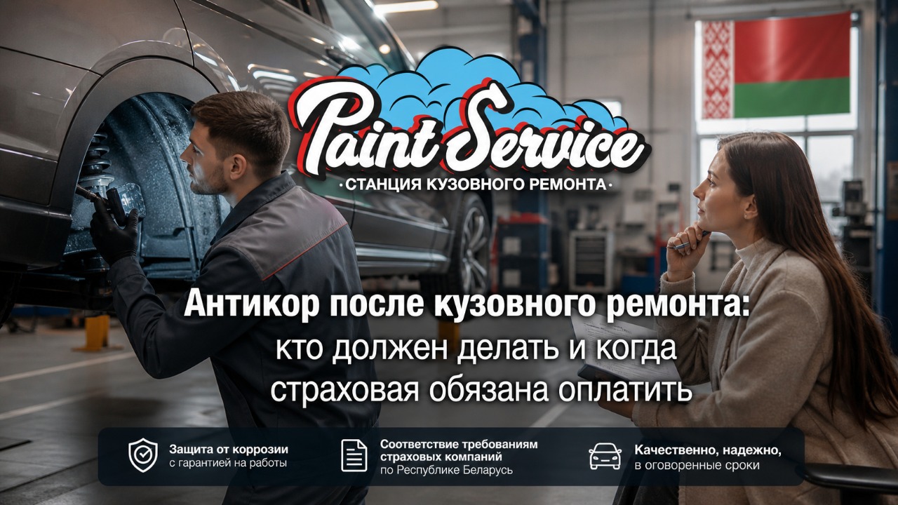 Антикор после кузовного ремонта: кто должен делать и когда страховая рассматривает оплату