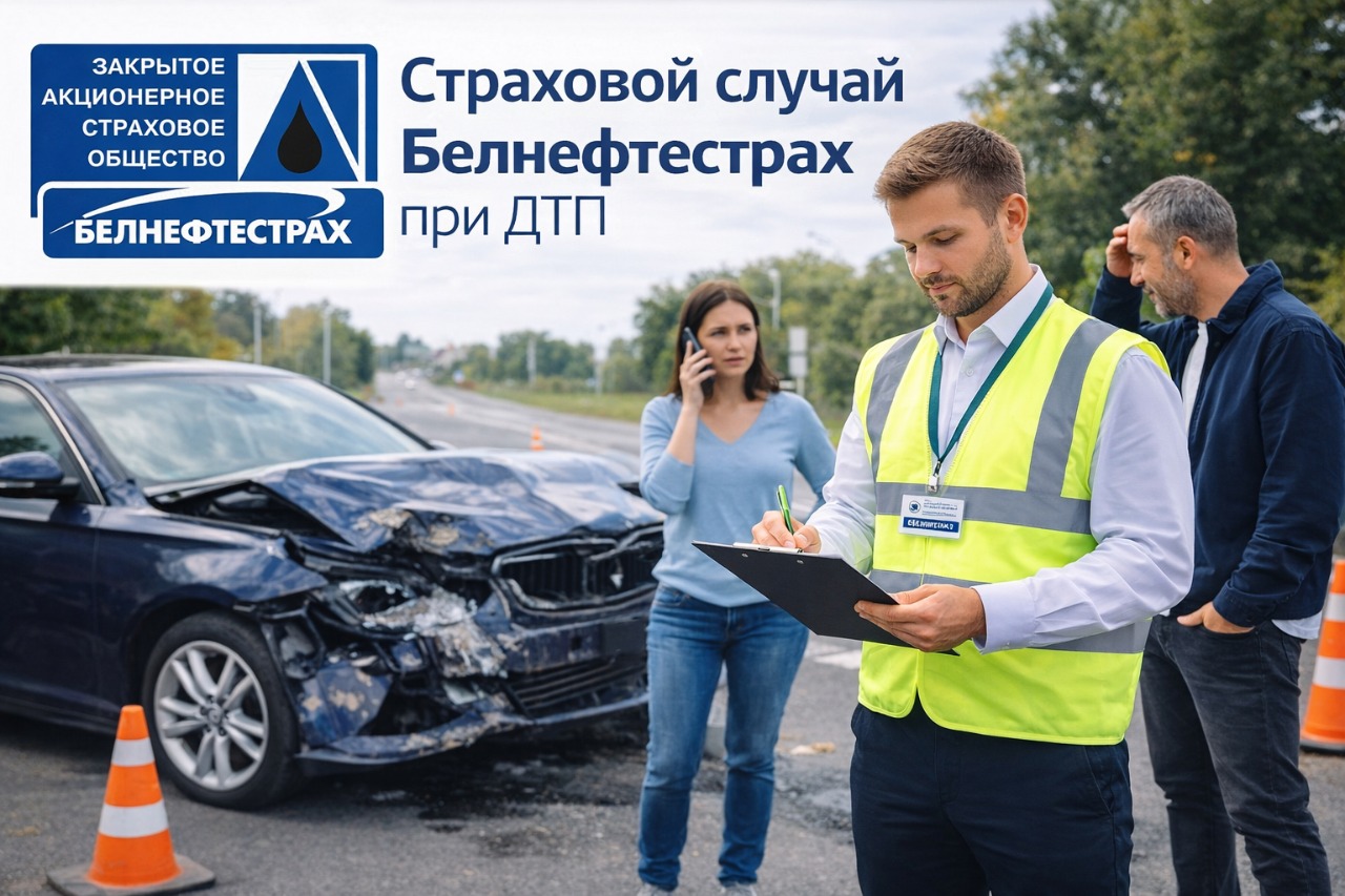 Белнефтестрах: страховой случай при ДТП