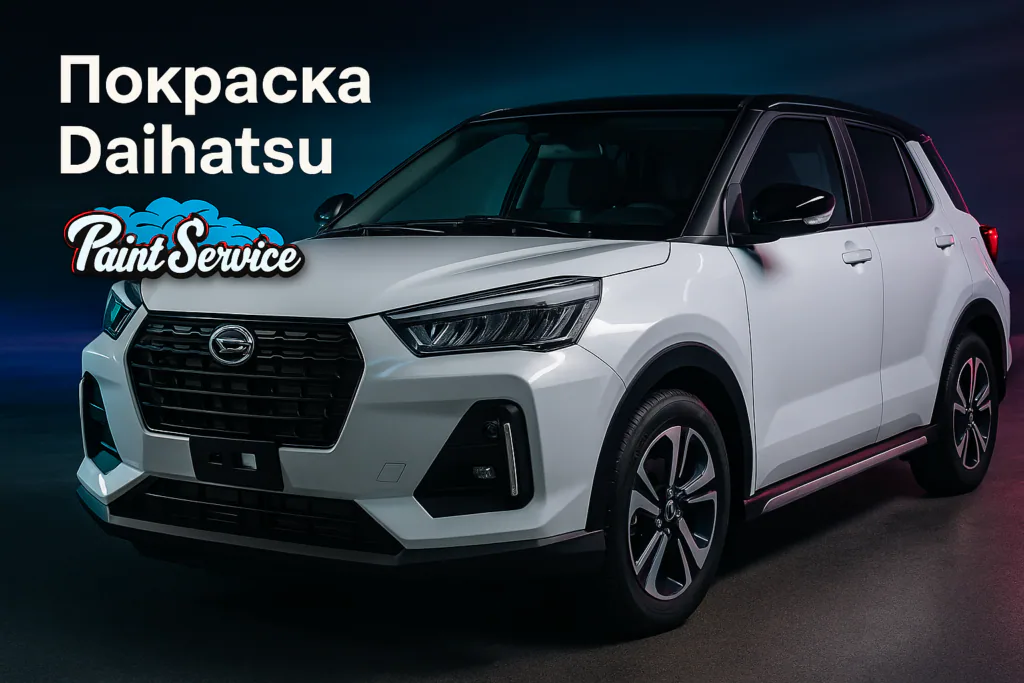 Покраска Daihatsu в Минске когда не нужна экономия на спичках