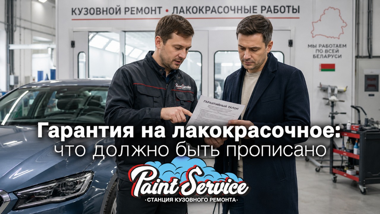 Гарантия на лакокрасочное покрытие