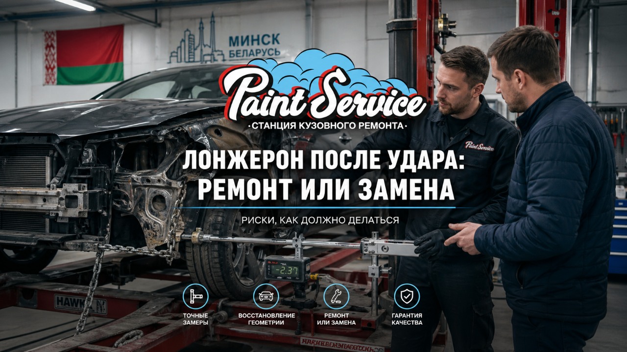 Лонжерон после удара: ремонт или замена, риски и правильное восстановление кузова
