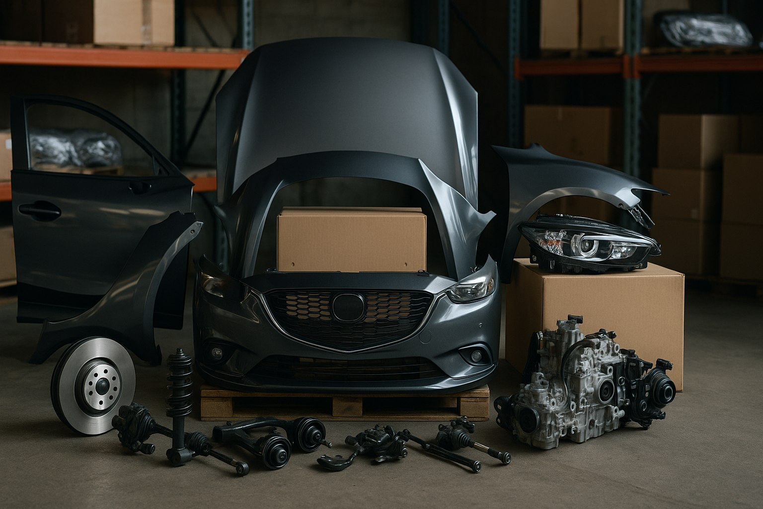 Запчасти Mazda под заказ кузовные панели и свет