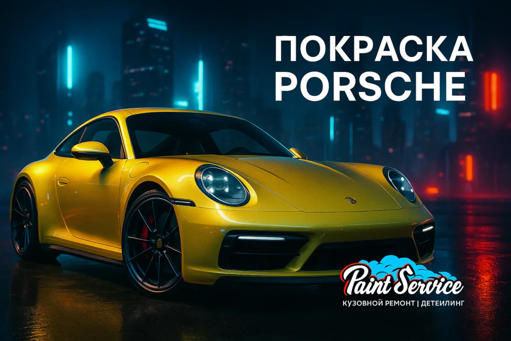 Покраска Porsche в Минске как восстановить идеальный вид и не потерять в стоимости