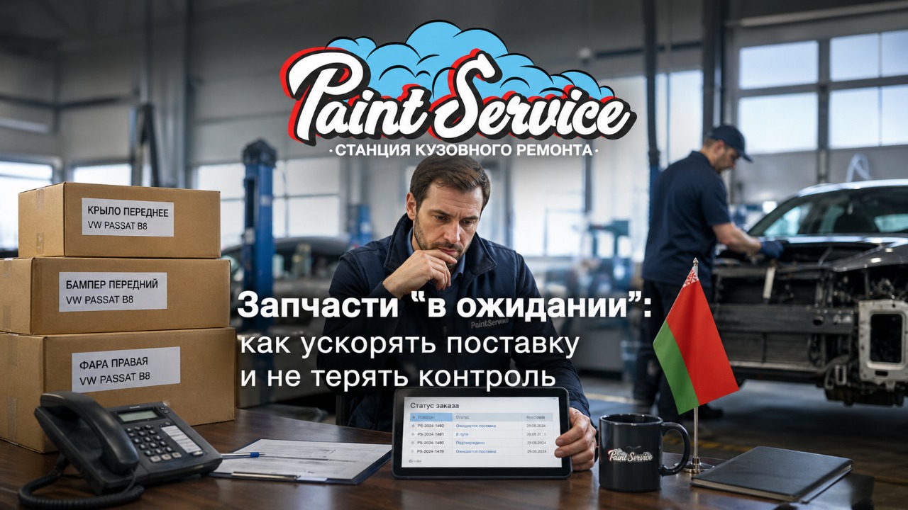 Запчасти в ожидании после ДТП: как ускорить ремонт по страховке в Минске