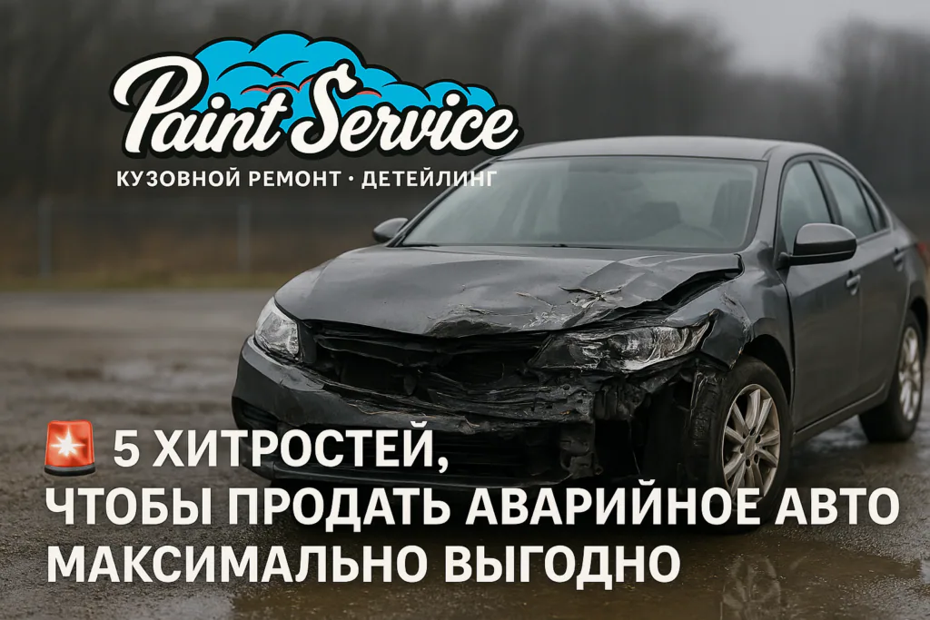 5 хитростей, чтобы продать аварийное авто максимально выгодно