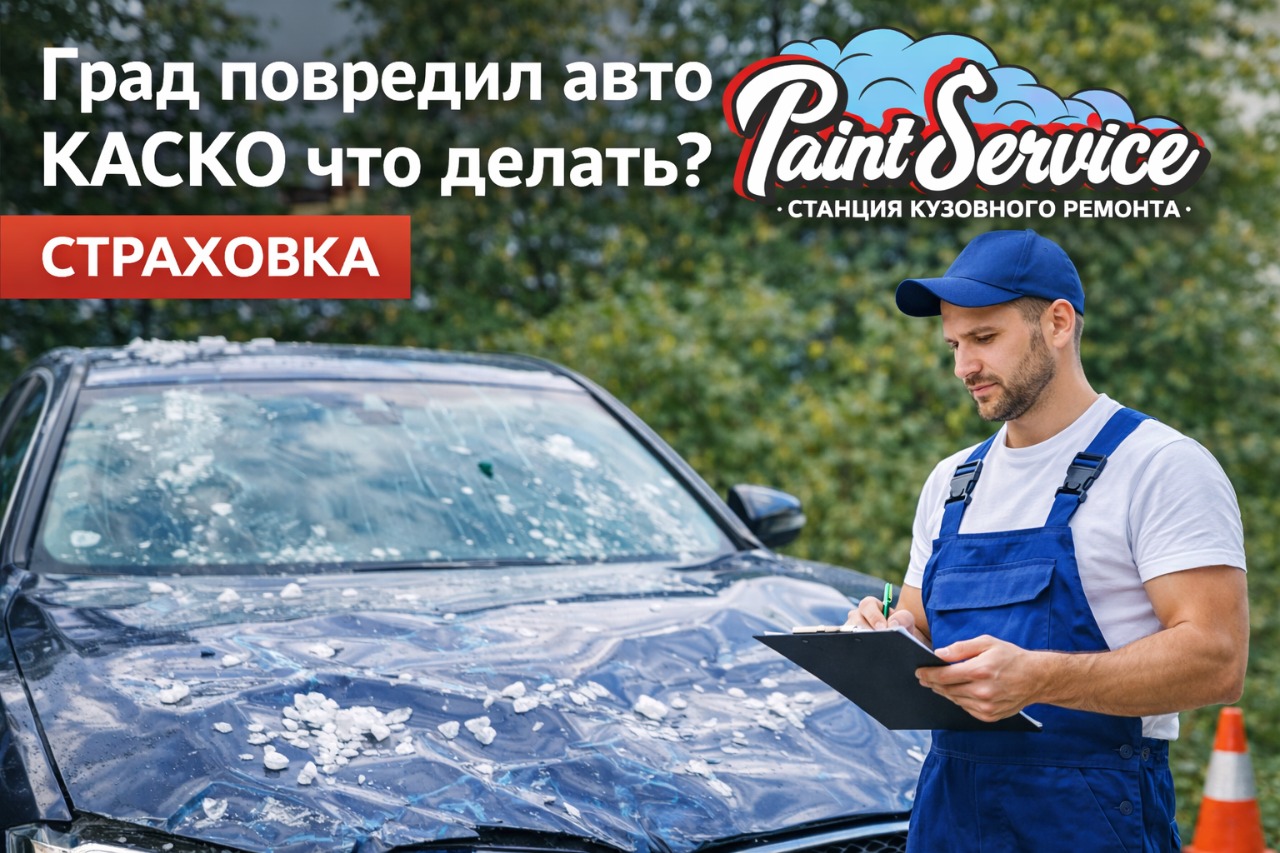 Град повредил авто: КАСКО и страховка что делать