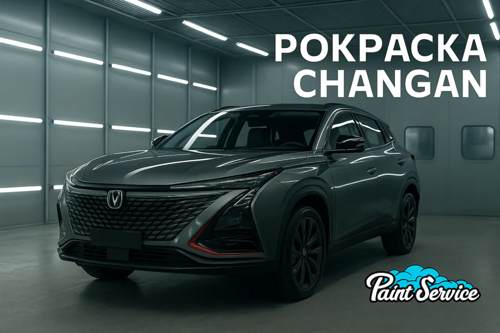 Покраска Changan в Минске - локальная и полная